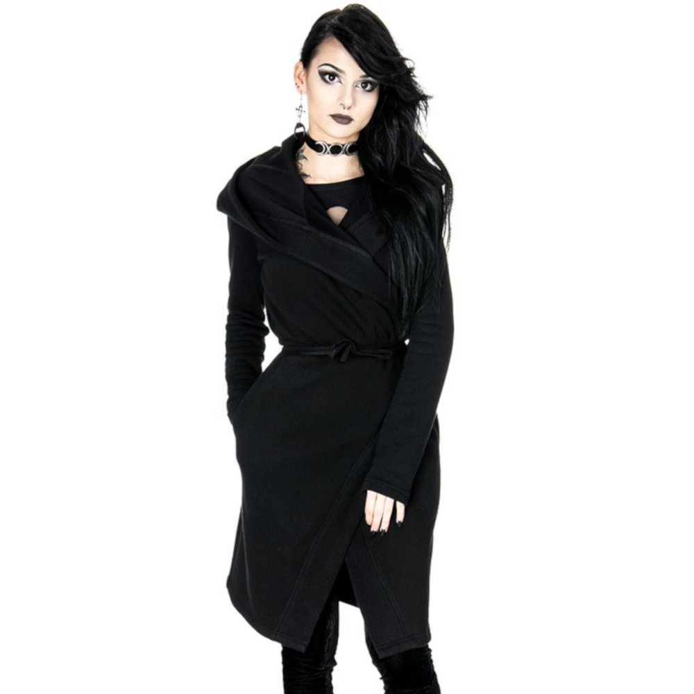 Restyle - Fern Forest Witch Lange cardigan - Zwart Product image